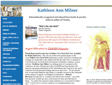 Tablet Screenshot of kathleenmilner.com